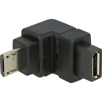 DeLock USB 2.0 Adapter Micro-B auf Micro-B Schwarz
