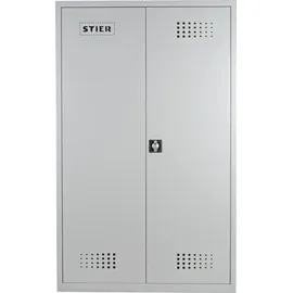 Stier Umweltschrank mit 4 verzinkten Wannenböden 1950x1200x420 mm