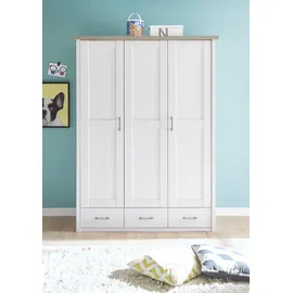 Begabino Drehtürenschrank Luca 148 x 201 x 62 cm Weiß