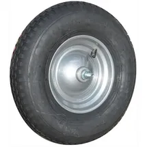 MÜBA Luftrad D.400mm Radbreite 100mm m.Schlauch,Achse MÜBA