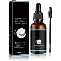 Wimpernwachstum Lösung,Intensives Wimpernserum für schnelles Wachstum,Wimpernstärkendes Serum,Intensiv regenerierendes Serum für Wimpern und Augenbrauen,Bio Rizinusöl Wimpernserum (1 Stk)