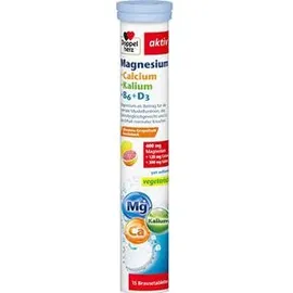 Doppelherz Magnesium + Calcium + Kalium + B6 + D3 Brausetabletten 15 St.