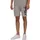 Mens Bossini Fleece Short Grey Marl 2XL