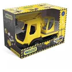 Wader: Tech Truck LKW mit Bagger - 27 cm