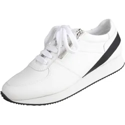 Schnürschuh LEI BY TESSAMINO "Nika", Damen, Gr. 43, weiß, Leder, casual, Schuhe, aus echtem Leder