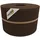 zaunzu® Sichtschutzstreifen 50 m x 19 cm Braun Metall
