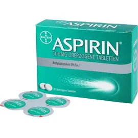 ASPIRIN 500 mg überzogene Tabletten 20 St.