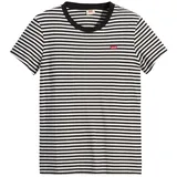 Levi's Perfect Tee Schwarz/Weiß XS