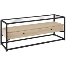 Tectake Maidenhead Lowboard 121,5 x 41,5 x 50,5 cm Eiche Sonoma/Holzwerkstoff