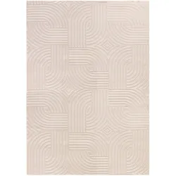 Teppich AYYILDIZ TEPPICHE "SAHARA 1112", beige, B:200cm H:12mm L:290cm, Polypropylen, Teppiche, Pflegeleicht / Strapazierfähig / Trend Colors