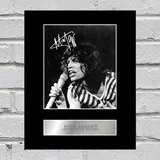 Mick Jagger SIGNED montiert Foto Display The Rolling Stones