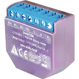 Shelly EM intelligenter Stromzähler und Schützkontrollrelaisschalter