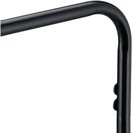 Relaxdays Handtuchleiter Metall, 3 Sprossen, Wäscheleiter Handtücher, Kleidung, HB: 180,5 x 55,5 cm, Bad Leiter, schwarz