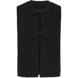 Pieces Strickweste in Schwarz | M