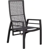Mr. Deko Lucena Relaxsessel 78 x 62 x 122 cm grau