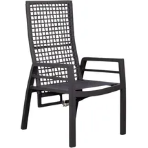 Mr. Deko Lucena Relaxsessel 78 x 62 x 122 cm grau