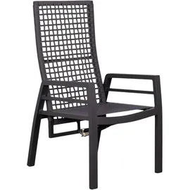 Mr. Deko Lucena Relaxsessel 78 x 62 x 122 cm grau