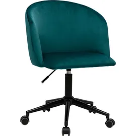 miliboo VANITY Samt Petrolblau