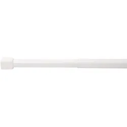 Duschstange ohne Bohren 'Graz' Ø 19 mm weiß 110-185 cm