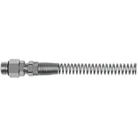 Riegler Gerade Einschraubverschraubung, Knickschutzfür drehb. G1/8 a. SW14