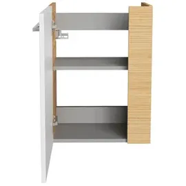 Fackelmann Waschbeckenunterschrank 44 x 60 x 24,3 cm Weiß