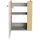 Fackelmann Waschbeckenunterschrank 44 x 60 x 24,3 cm Weiß