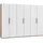 MID.YOU Drehtürenschrank Level 36A 300 x 216 x 58 cm Weiß/Eiche