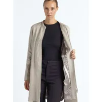 Maze Damen, Ledermantel 4202040 Greige 3XL - 3XL