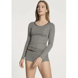 CALIDA Langarmshirt »True Confidence«, mit Rundhalsausschnitt CALIDA platin melé S (40/42)