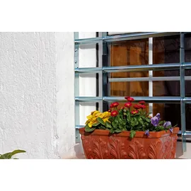 GAH Alberts Fensterschutzgitter Secorino Basic 70 cm x 30 cm Silber