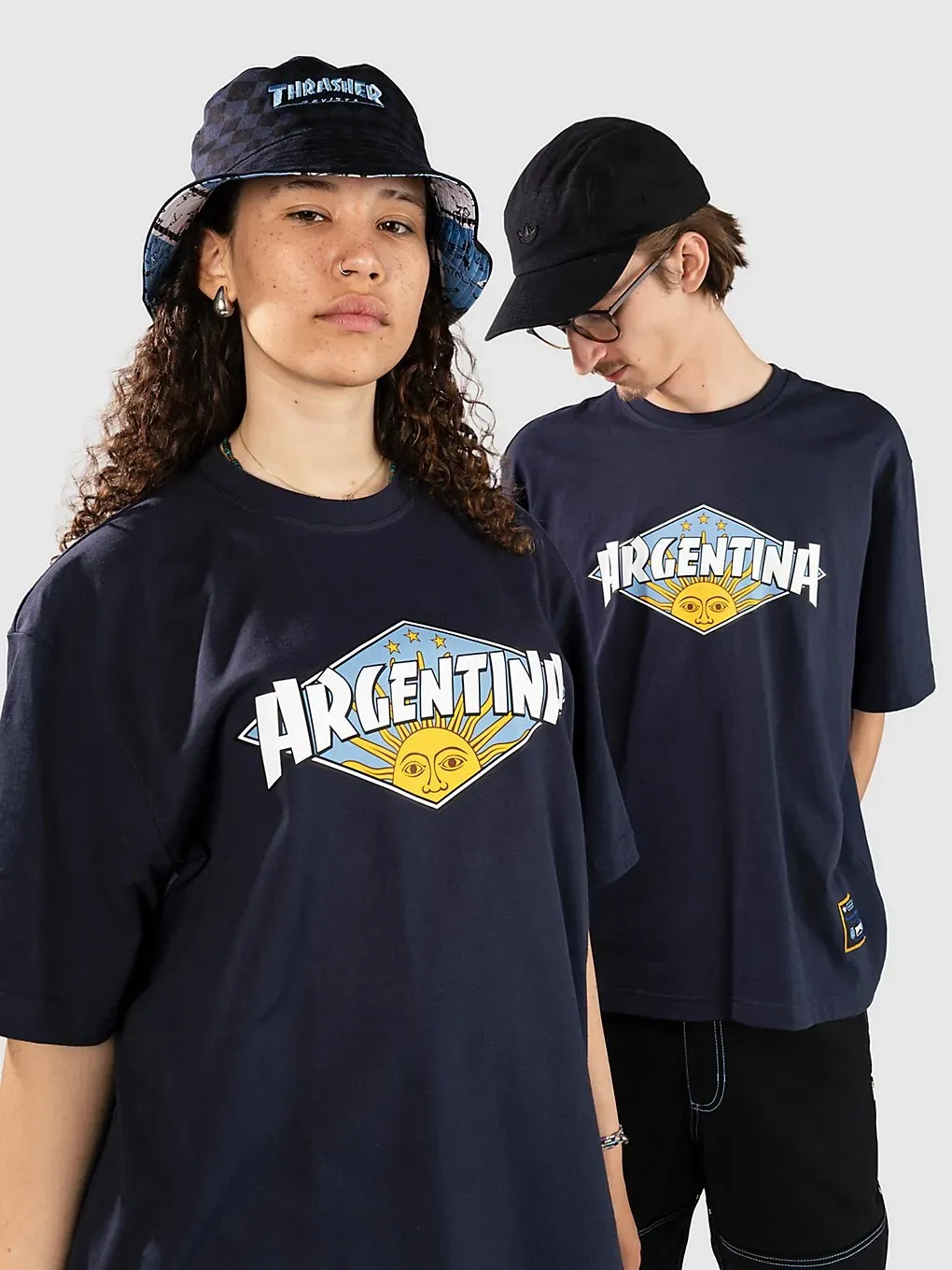 adidas Skateboarding x Thrasher x AFA Argentina T-Shirt ntnavy Gr. S