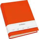 Semikolon Uni Classic Fotoalbum groß orangefarben