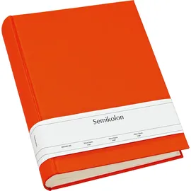 Semikolon Uni Classic Fotoalbum groß orangefarben