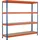 Schulte Lagertechnik Weitspannregal Holz/Stahl/Spanplatte 215 x 244 x 62 cm blau