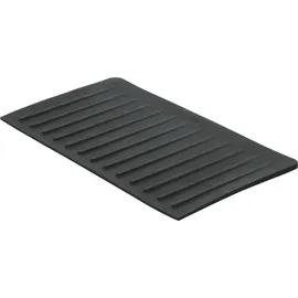 Grohe Abtropfablage (Material: Silikon, 450 x 250mm, spülmaschinenfest, S-Size), schwarz, 40872K00