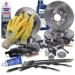 ATE Bremsscheiben Ø Bremsbeläge vorne + hinten Kompatibel mit FORD