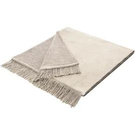 Biederlack COTTON Cover Salt & Pepper« mit Fransen