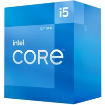 Intel Intel® CoreTM i5-12400 12. Generation Desktop Prozessor (Basistakt: 2.5GHz, 6 Kerne, LGA1700, RAM DDR4 und DDR5 bis zu 128GB)