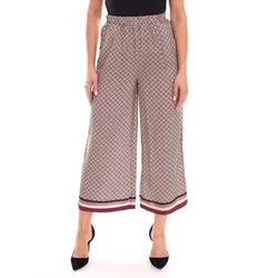 Laura Scott Stoff-Hose bequeme Damen Sommer-Hose mit Mustermix 82757659 Bunt - 38