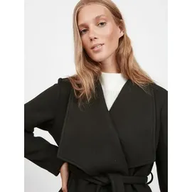 VILA VICOOLEY COLLAR BELT COAT - NOOS - 34