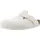 Birkenstock Boston Suede Holzschuhe Antique White 40