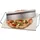GEFU Pizzastein DARIOSO eckig 38 x 30 cm mit Gestell und Wiegemesser