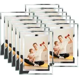 hoikwo Bilderrahmen Silber 13x18 cm 12er Set