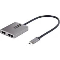 Startech 2-Port USB-C MST Hub Grau