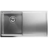 Klarstein Edelstahl-küchenspüle, 79x44 Cm, Inkl. Überlauf & Sieb - Wasserhahn-geeignet, Waschbecken Für Küche - Qualität, Hygiene, Funktionalität Vereint In Einem Produkt