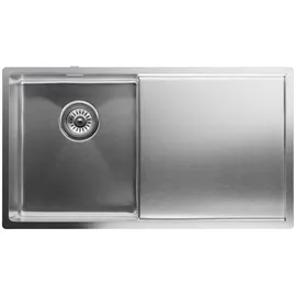 Klarstein Edelstahl-küchenspüle, 79x44 Cm, Inkl. Überlauf & Sieb - Wasserhahn-geeignet, Waschbecken Für Küche - Qualität, Hygiene, Funktionalität Vereint In Einem Produkt