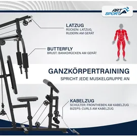 ArtSport ProfiGym 3000 Schwarz