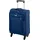 Bowatex Weicher Koffer 67 cm mittlerer 80 Liter Rollen Stoff Trolley Blau Uni Bowatex - Blau/Dunkelblau