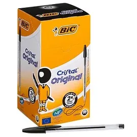 BIC Kugelschreiber Cristal Schwarz 0,4 mm 50 St.