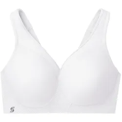 GLAMORISE Nahtloser MagicLift-Sport-BH - Weiss Unterwäsche   Damen 